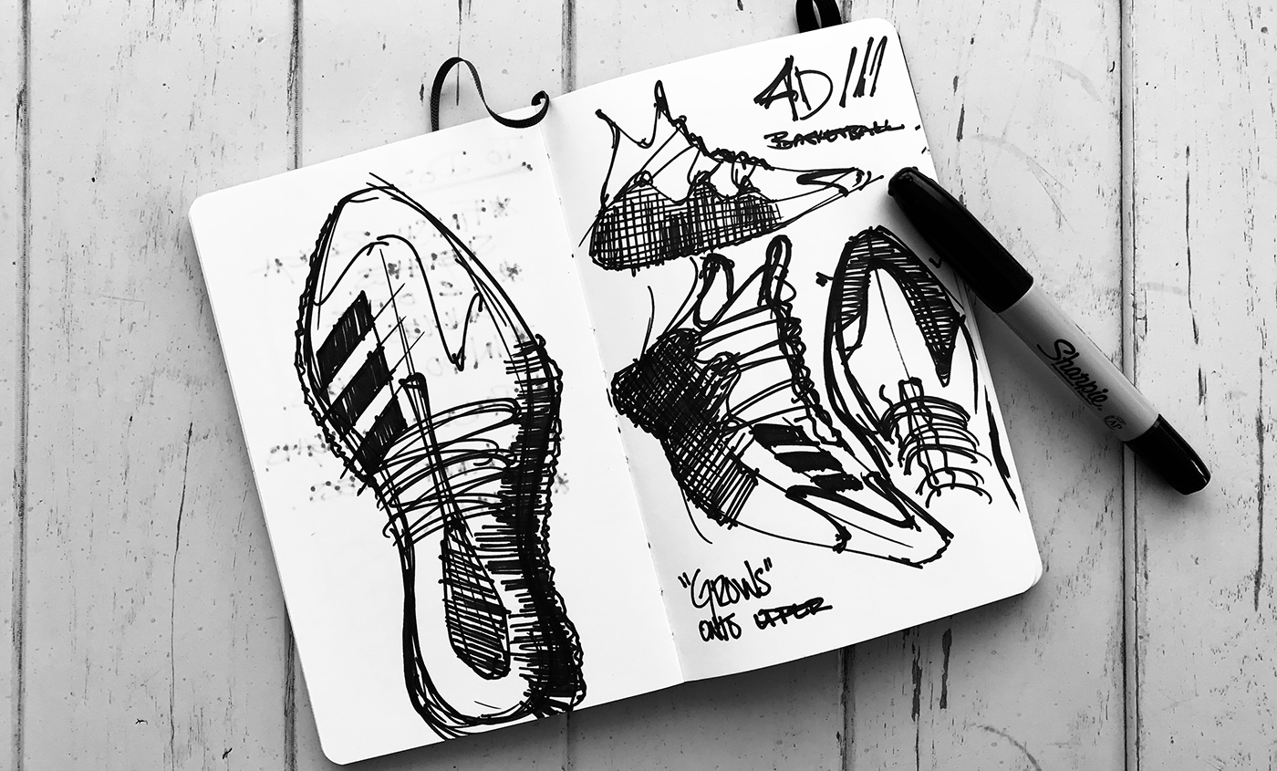 conceptual design，Adidas，gym shoes，