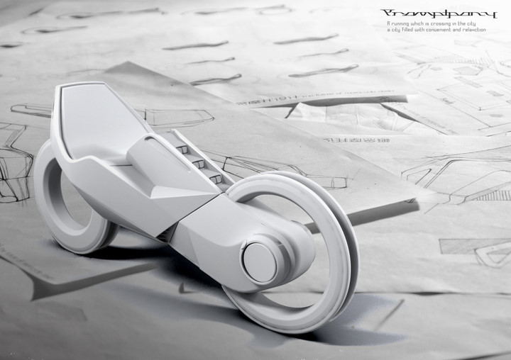 vehicle，motorcycle，concept，Hand drawn，traffic system，Graduation project，Model，