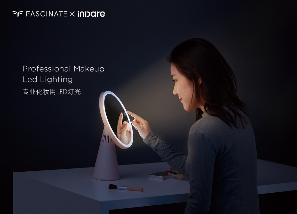 Cosmetic mirror，lamp，loudspeaker box，mirror，nursing，