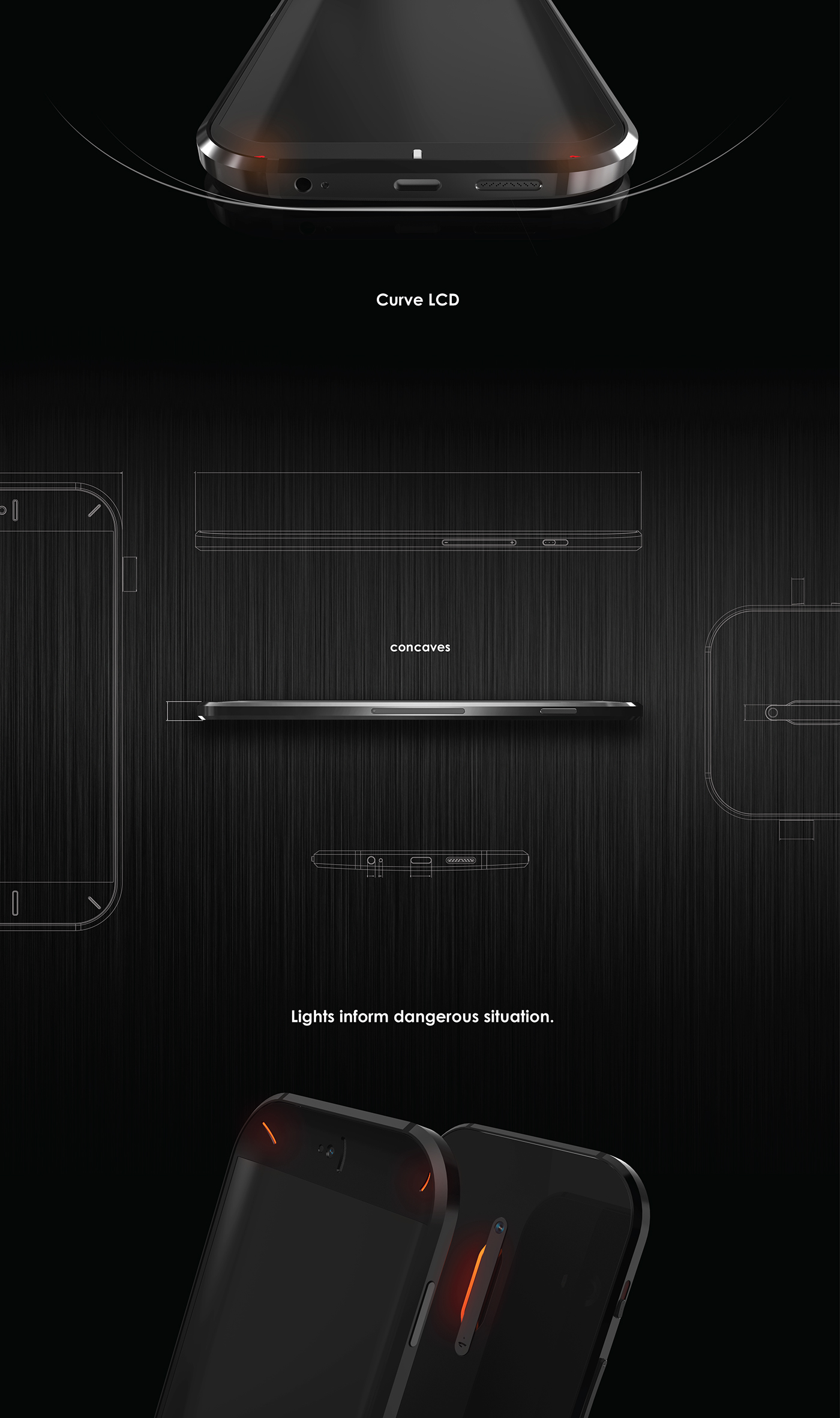 concave，intelligence，mobile phone，