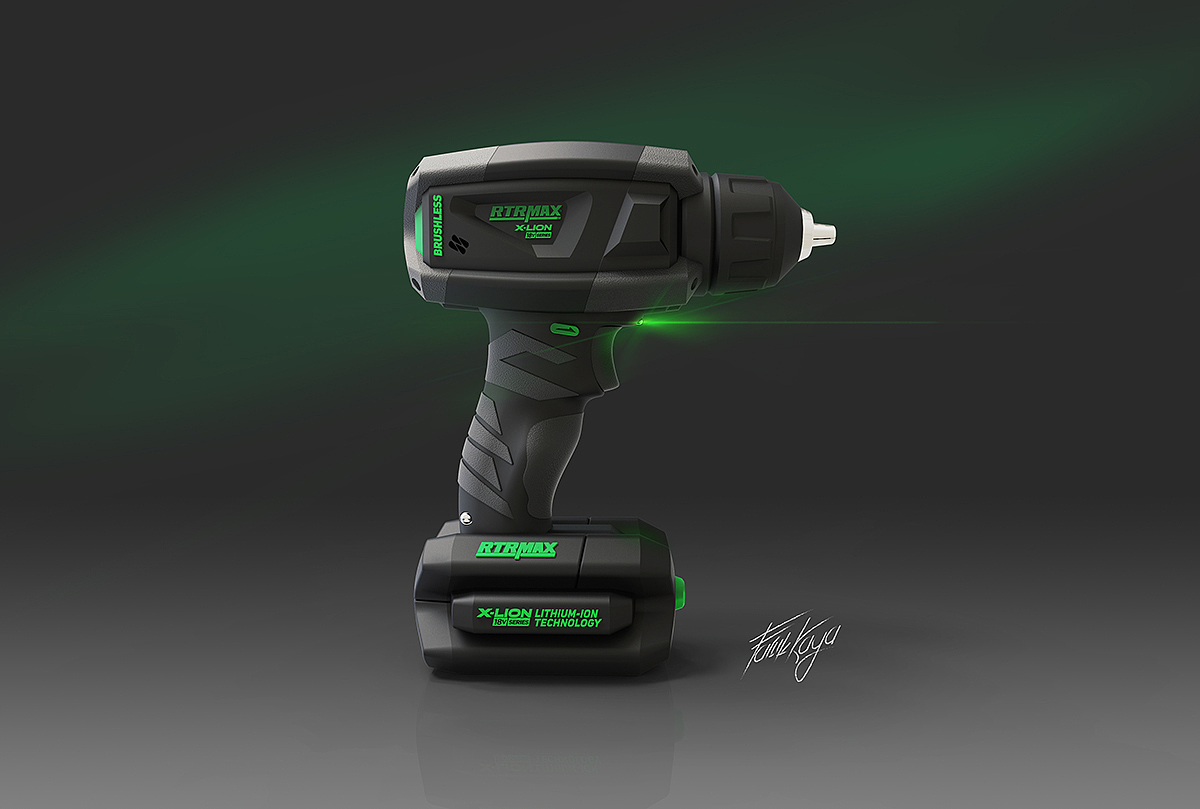 Electric drill，Cordless Drill，tool，industrial design，