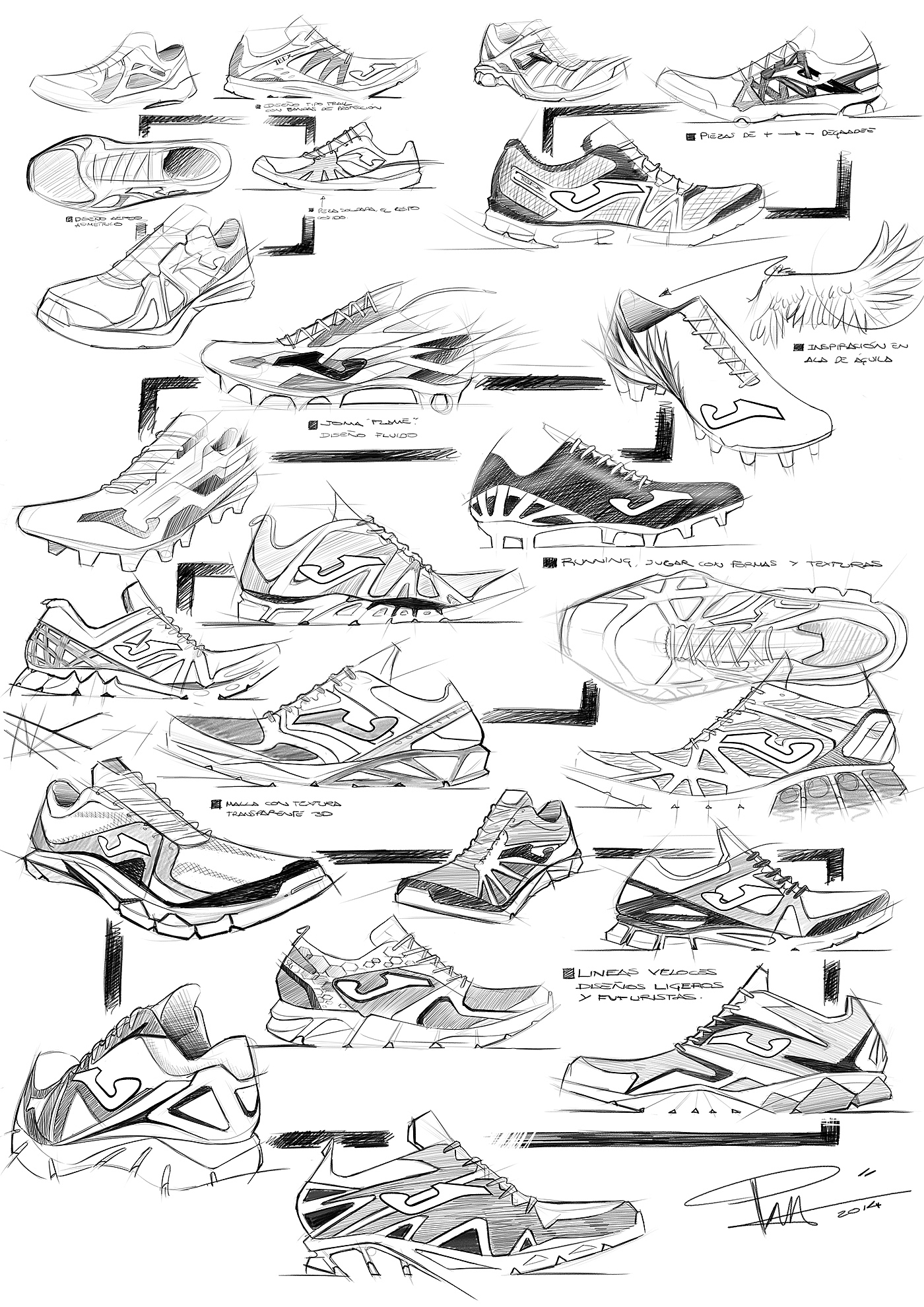 sketch，wacom ，monochrome，shoes，Hand drawn，