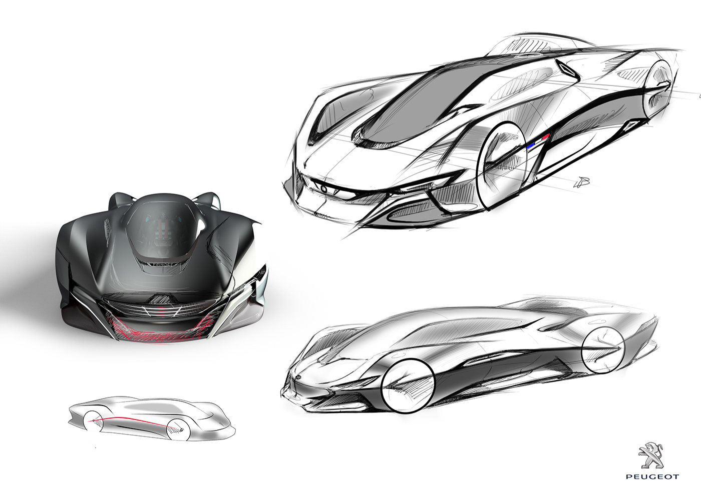peugeot，conceptual design，vehicle，Model，