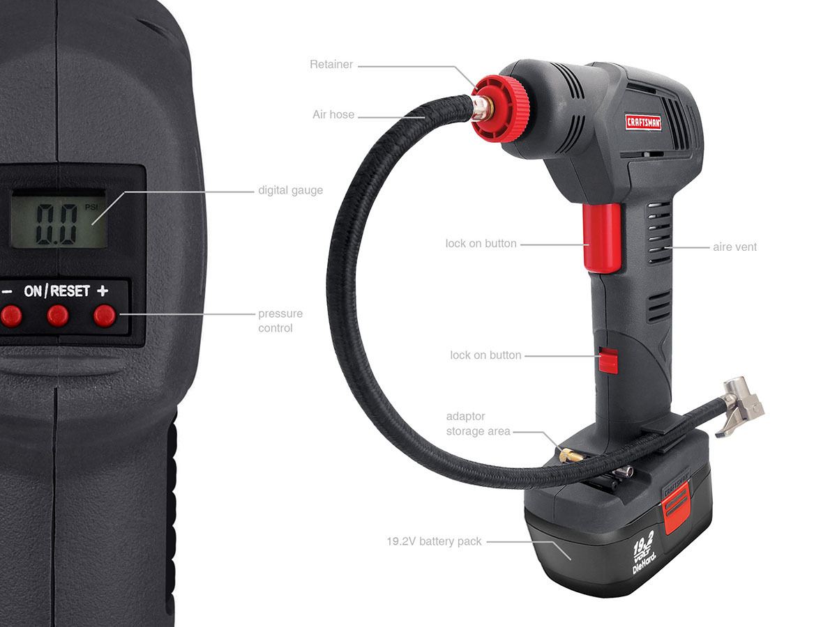 肌肉感的设计—craftsman手持空气动力泵