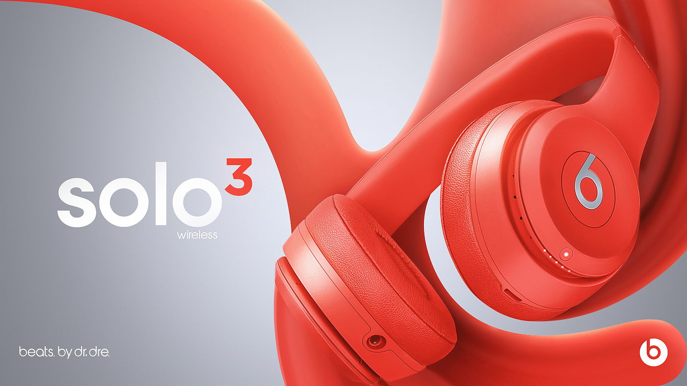 beats，Emotional design，wear，headset，monochrome，