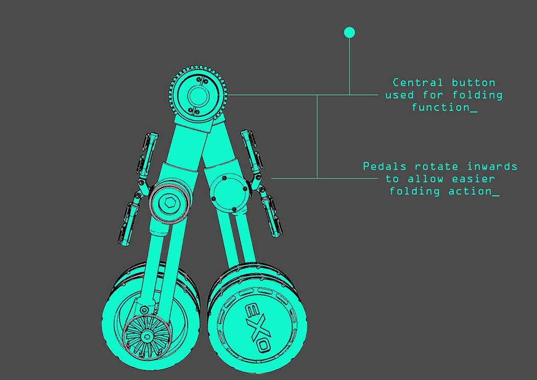 fold，exo，Electric，Scooter，