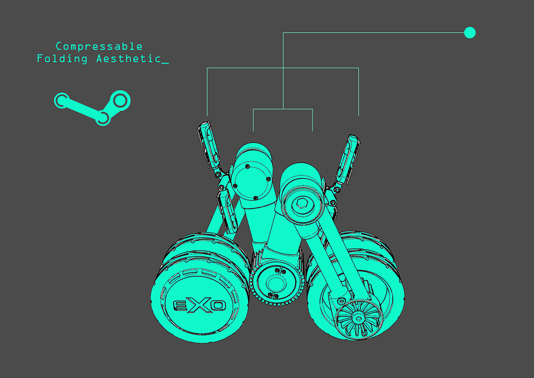 fold，exo，Electric，Scooter，
