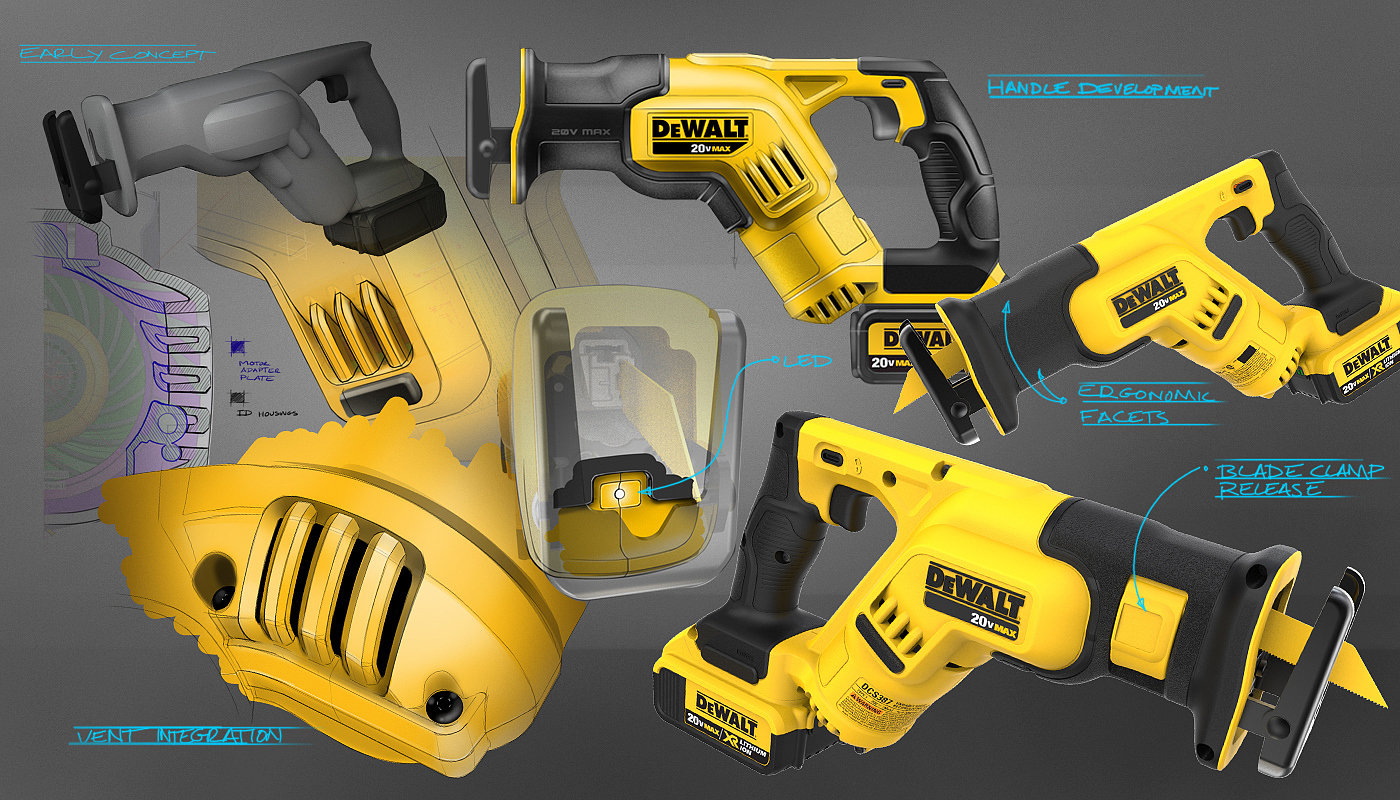 industrial design，Handheld device，Electric，tool，electric saw，