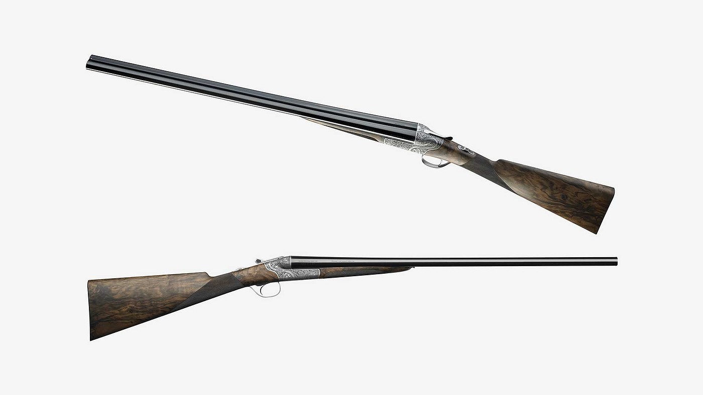 tool，Shotgun，carving，four hundred and eighty-six，Walnut，
