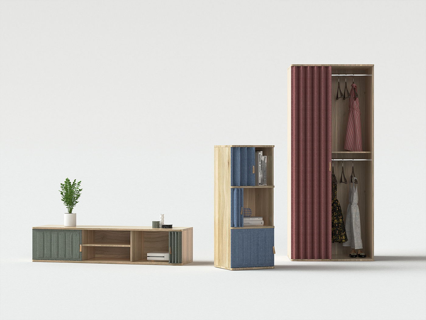 Home Furnishing，fold，Fabric material，Save space，wardrobe，