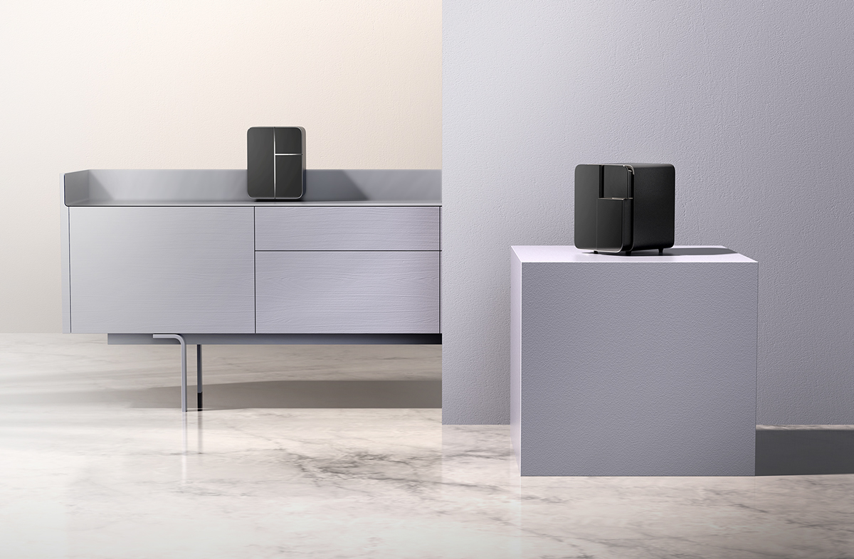 loudspeaker box，originality，Portable，black and white，