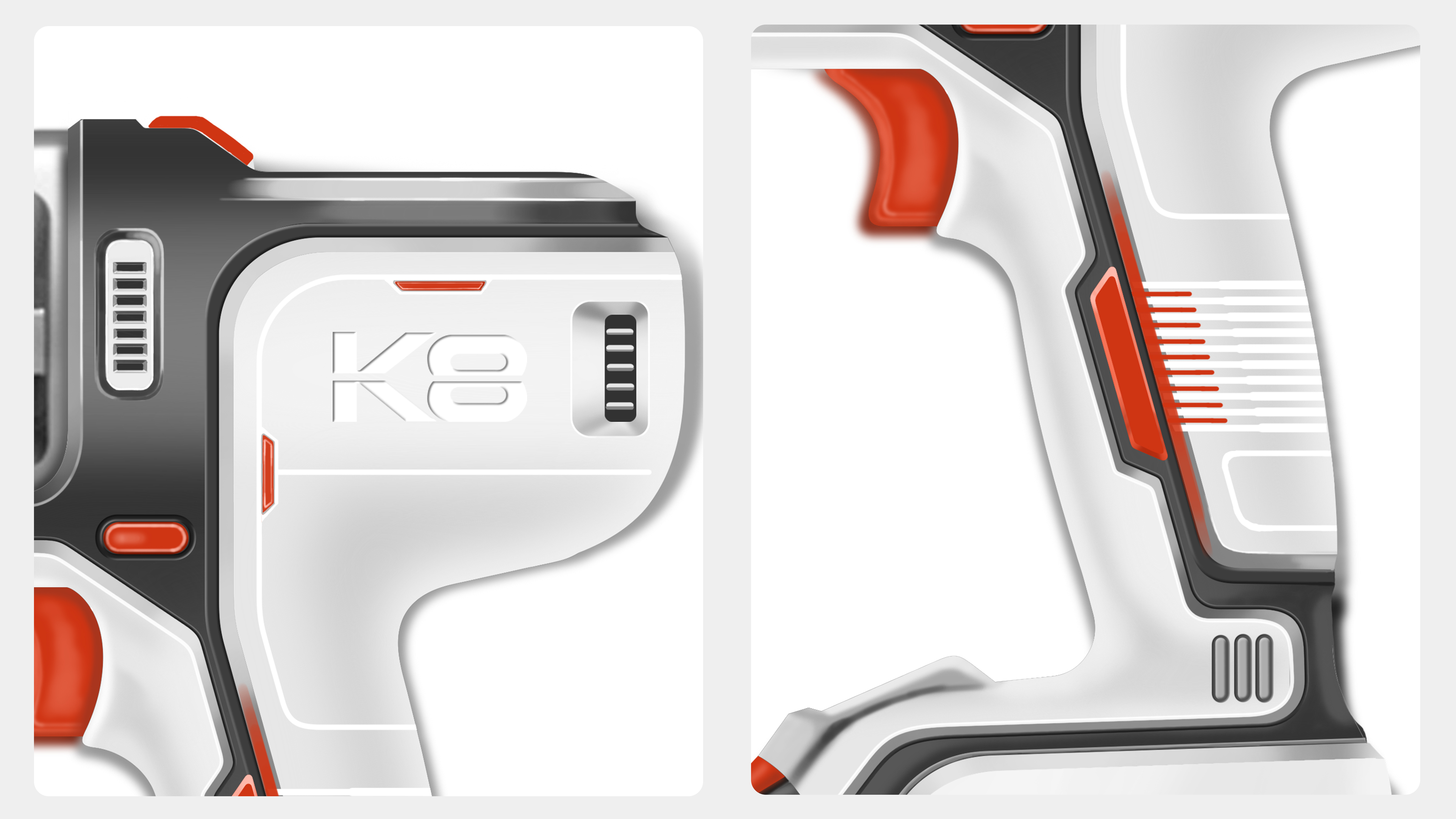 yulo，Electric tool，Hand drawn，One shot design，sketch，