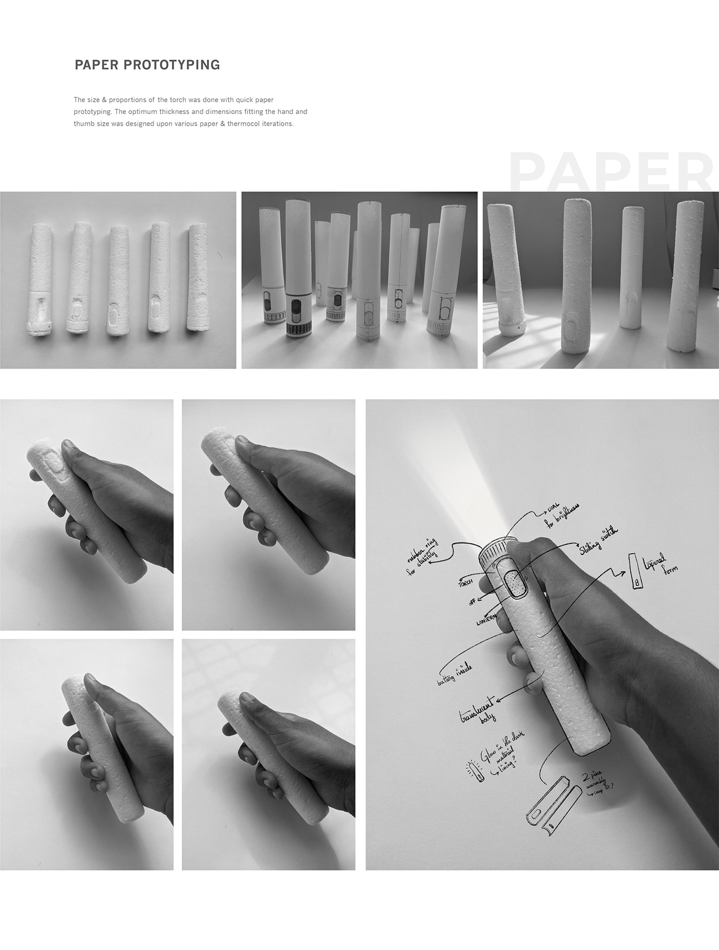 Flashlight，Desk lamp，small home appliances，Minimalist design ，