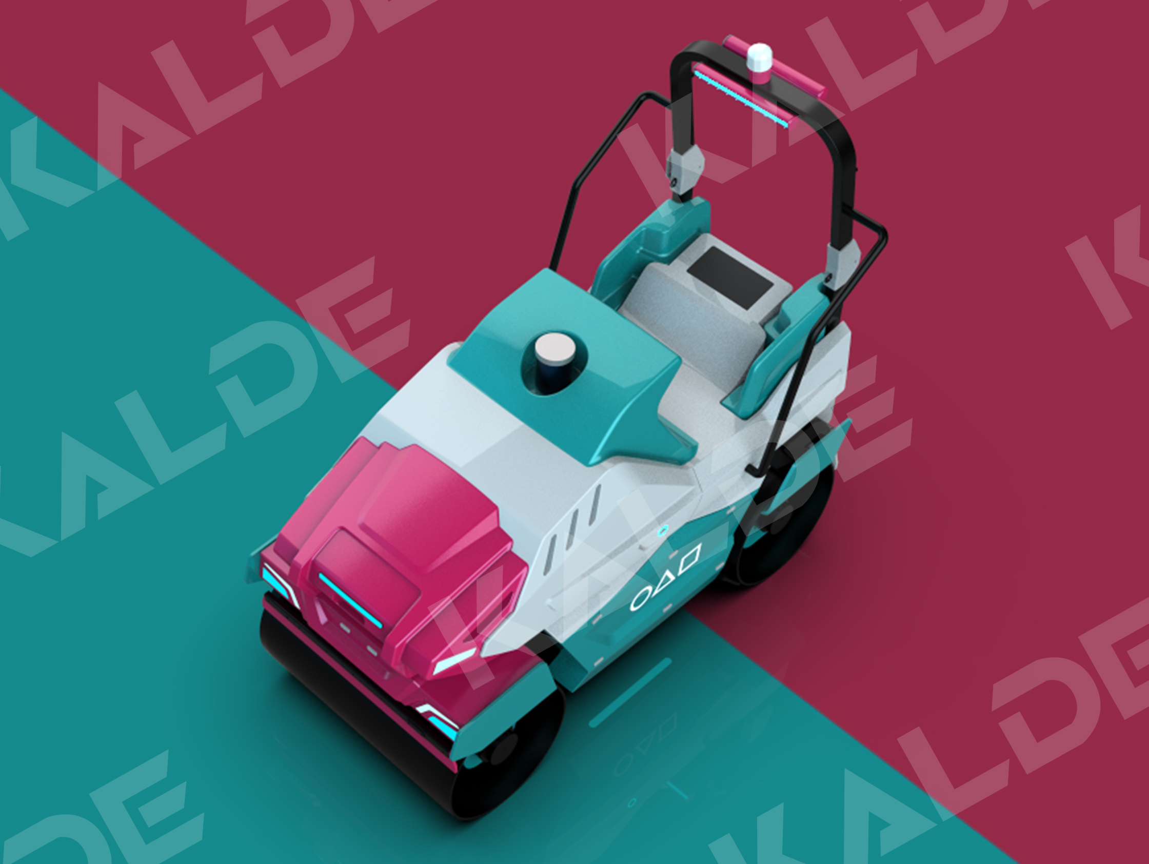 Roller，industrial design，Appearance design，Color matching，Structural design，