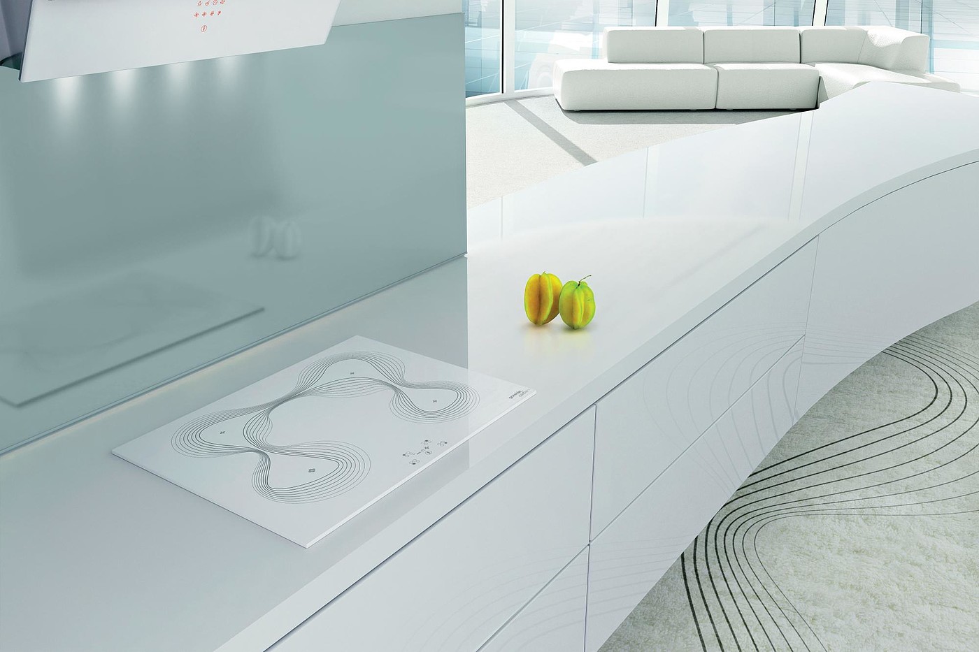Interior design，white，Karim，