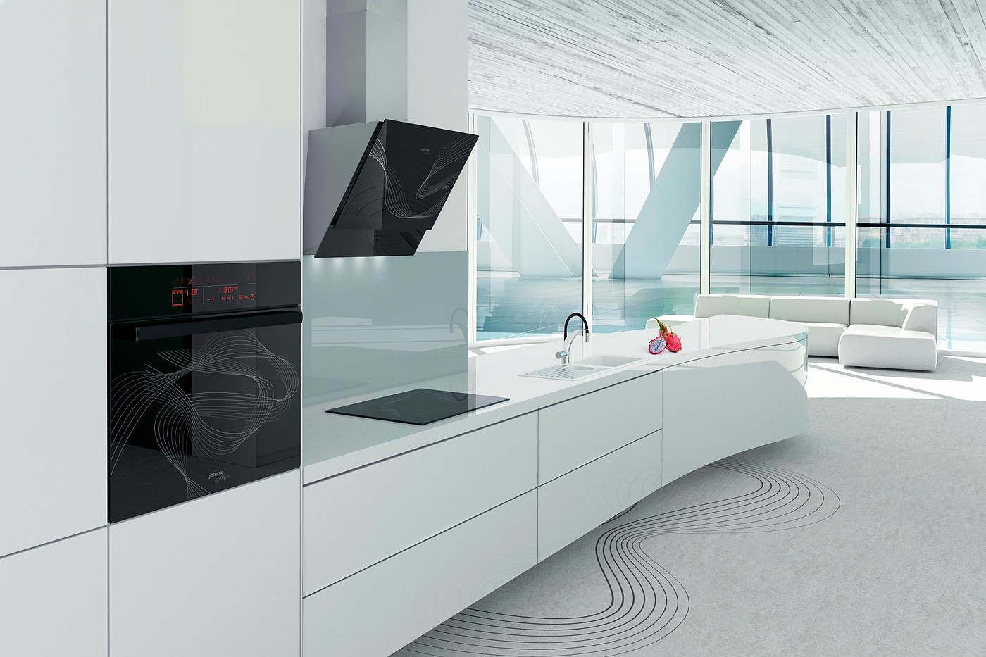Interior design，white，Karim，