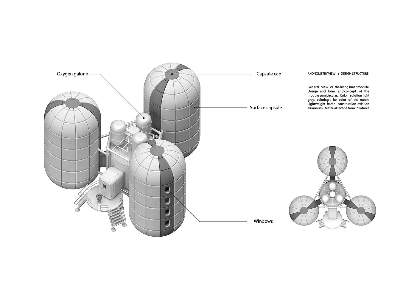 Moon，space design ，habitat，science fiction，