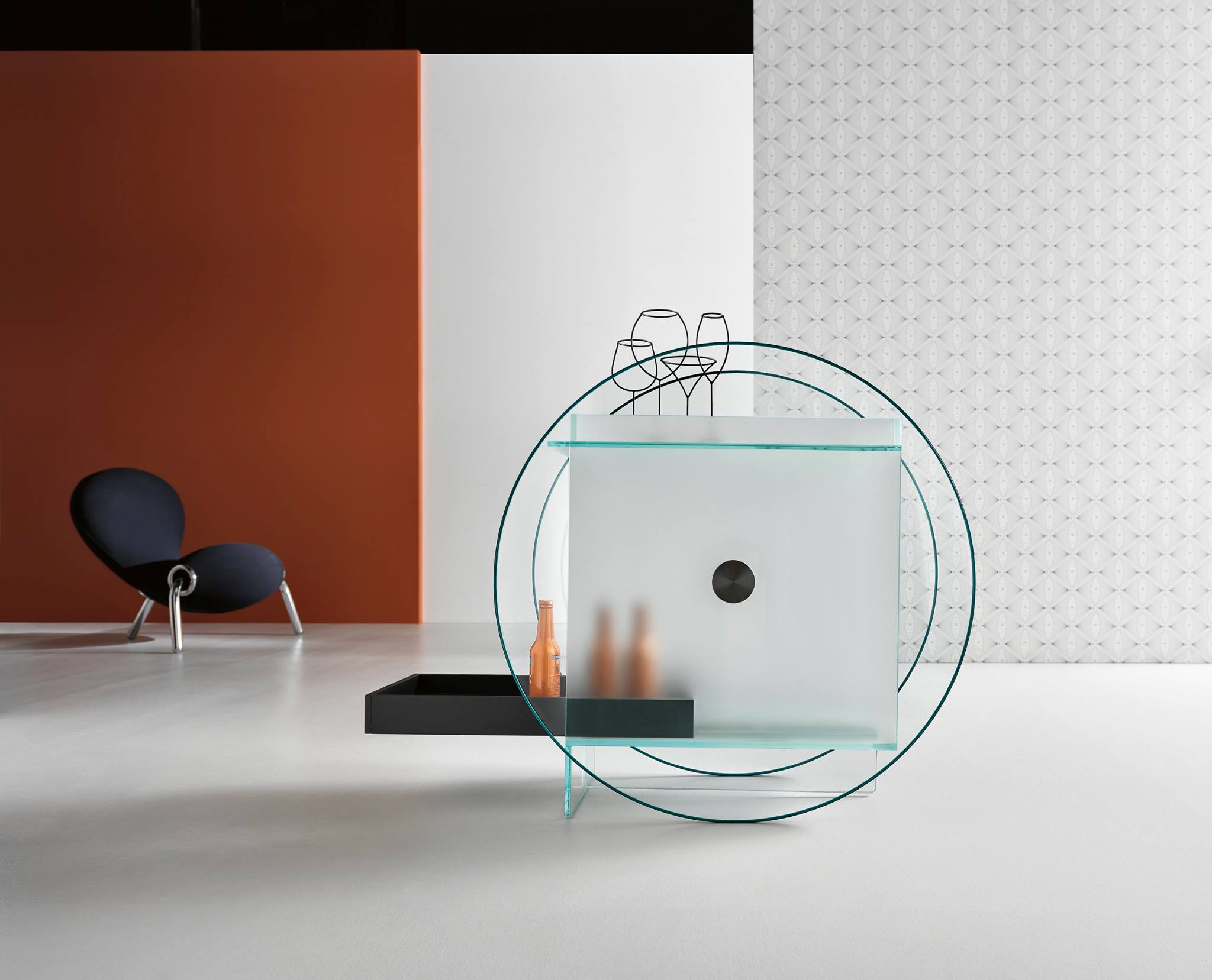 Bar cabinet，Glass，Karim，