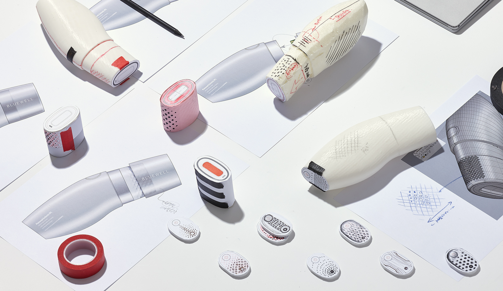 industrial design，product design，Depilatory instrument，Paone Lite，