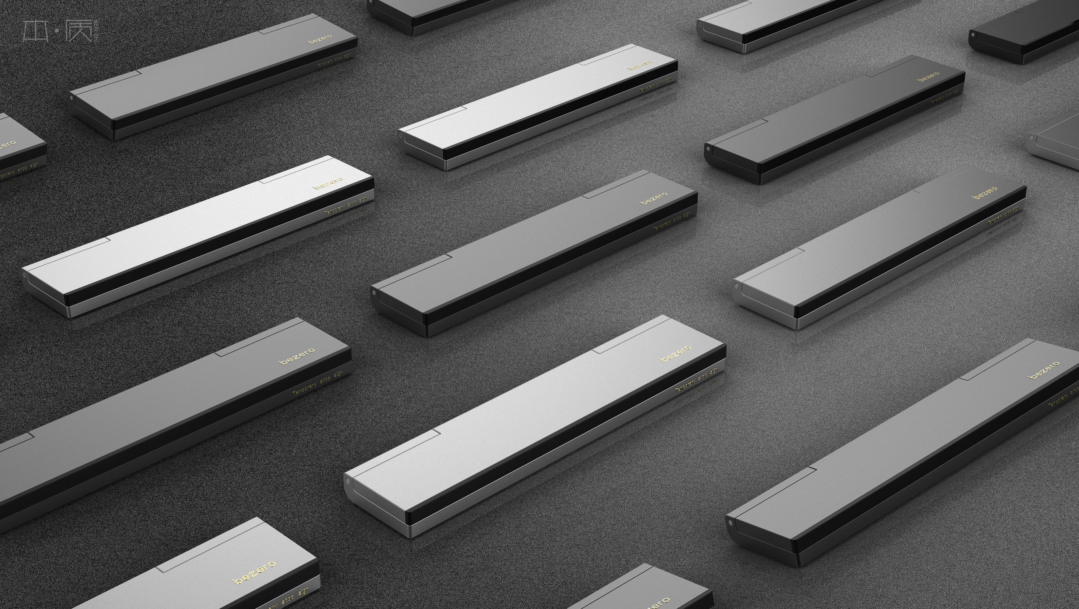 Temporary parking sign，The number is hidden in the form of flip to protect the owner's privacy，