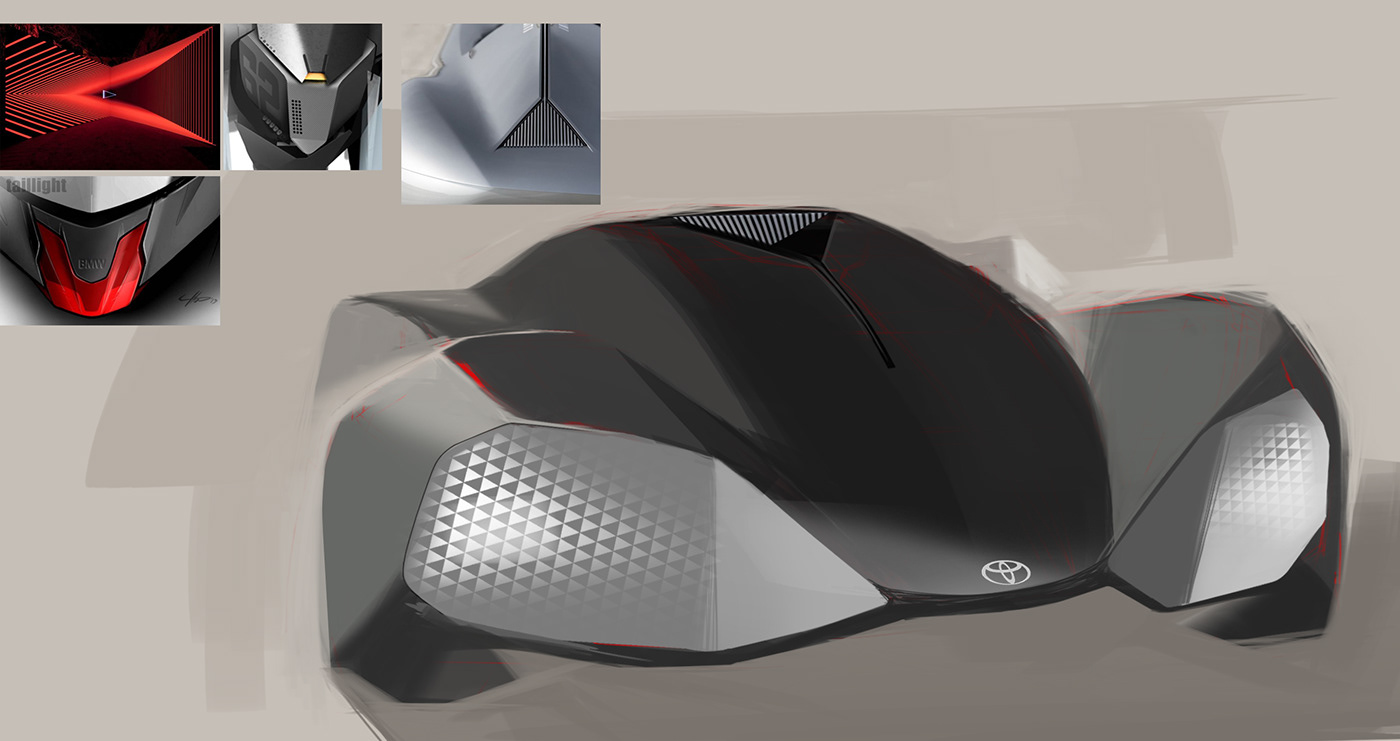 automobile，sketch，concept，Porsche，modern，