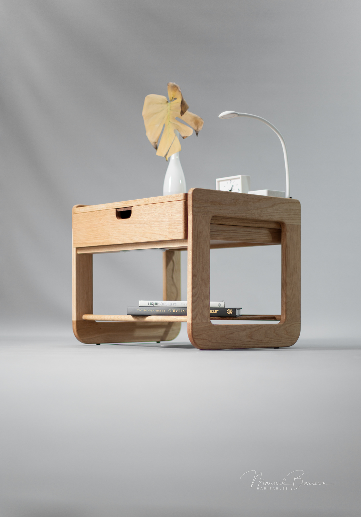 bedside cupboard，wooden ，Retro，