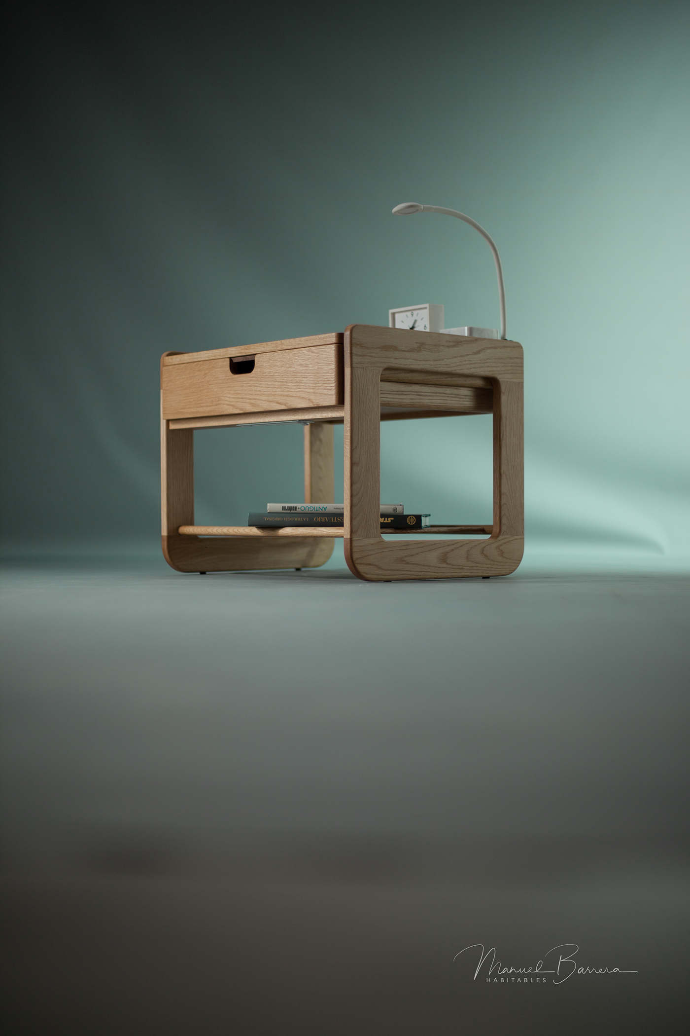 bedside cupboard，wooden ，Retro，