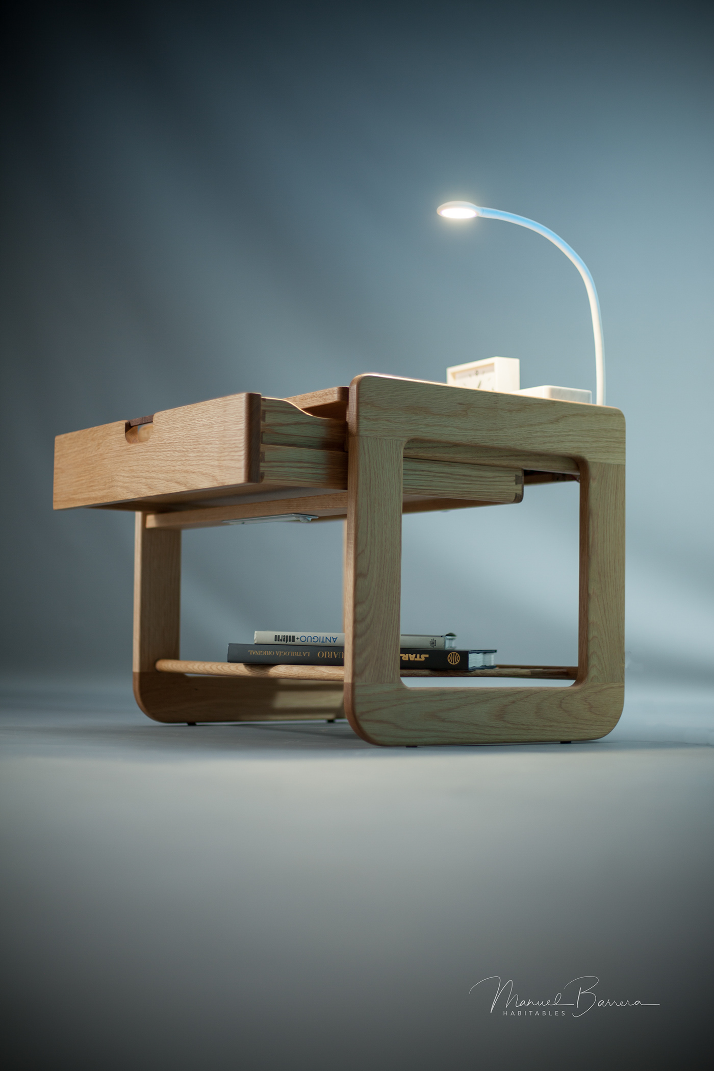 bedside cupboard，wooden ，Retro，