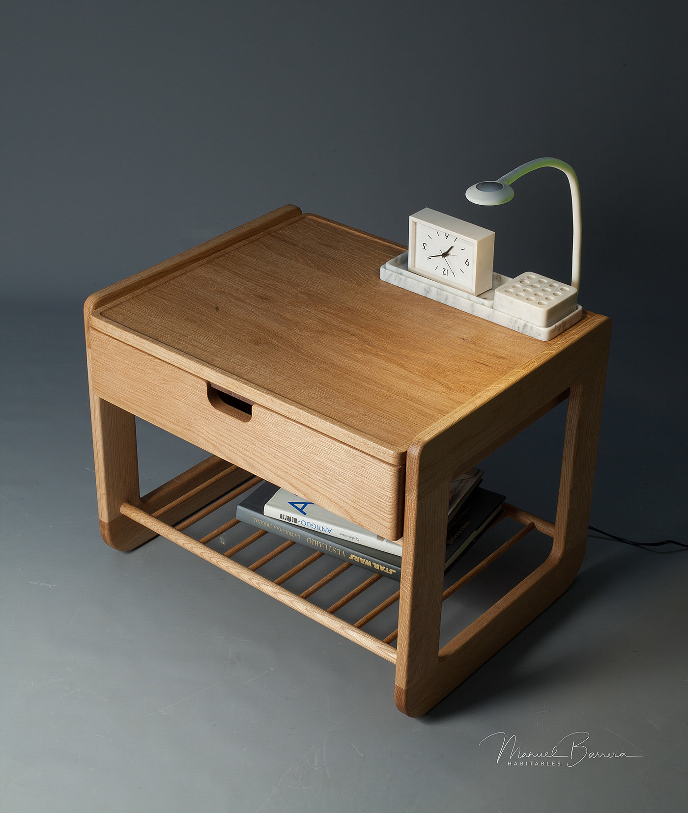 bedside cupboard，wooden ，Retro，