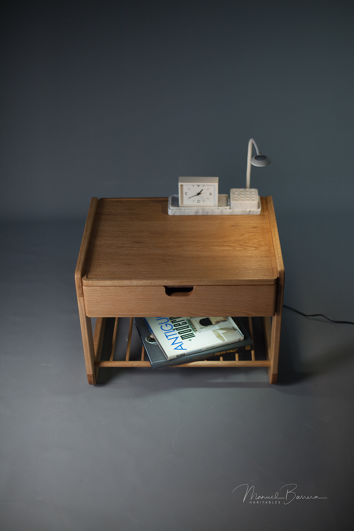 bedside cupboard，wooden ，Retro，