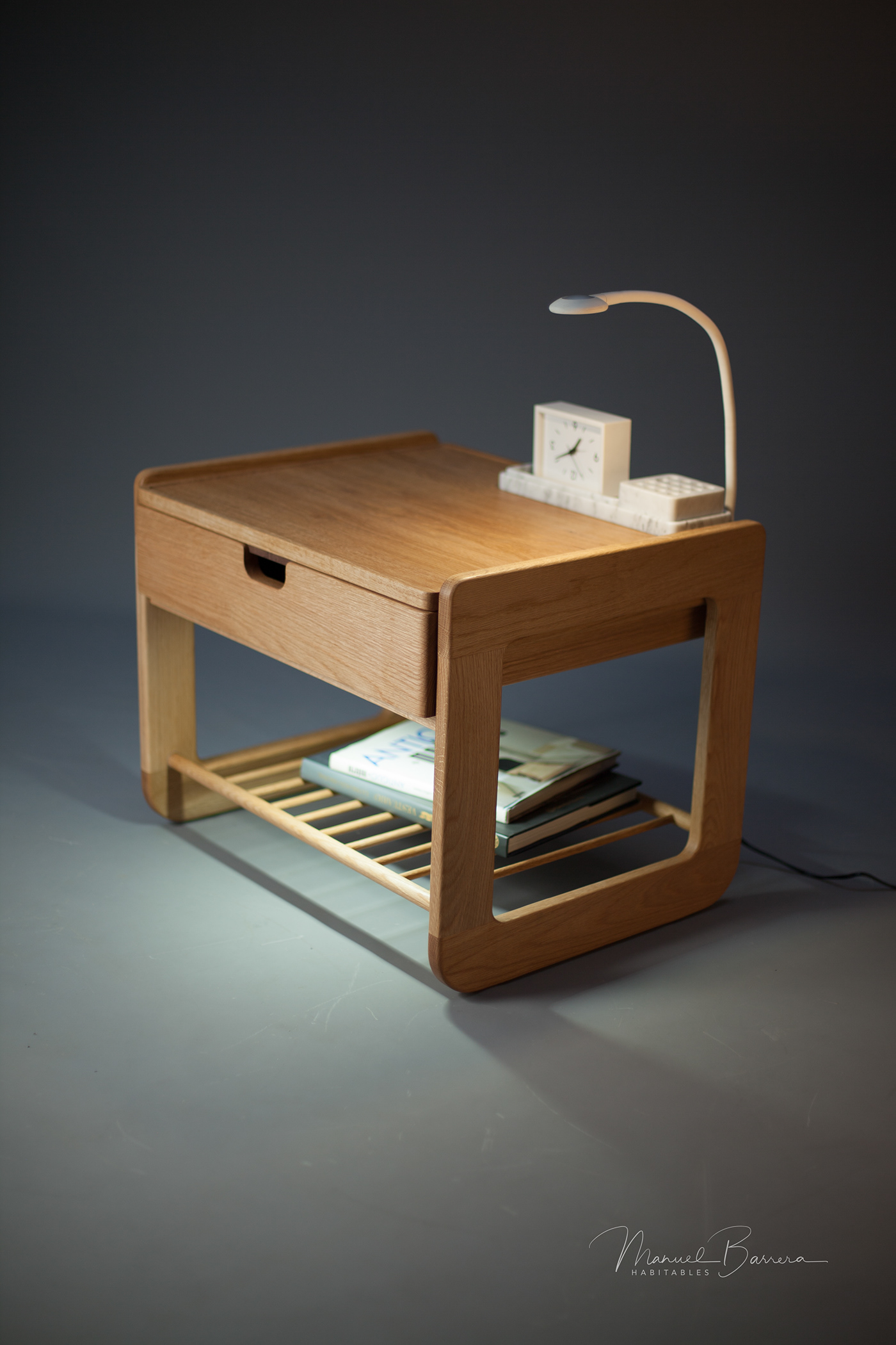 bedside cupboard，wooden ，Retro，