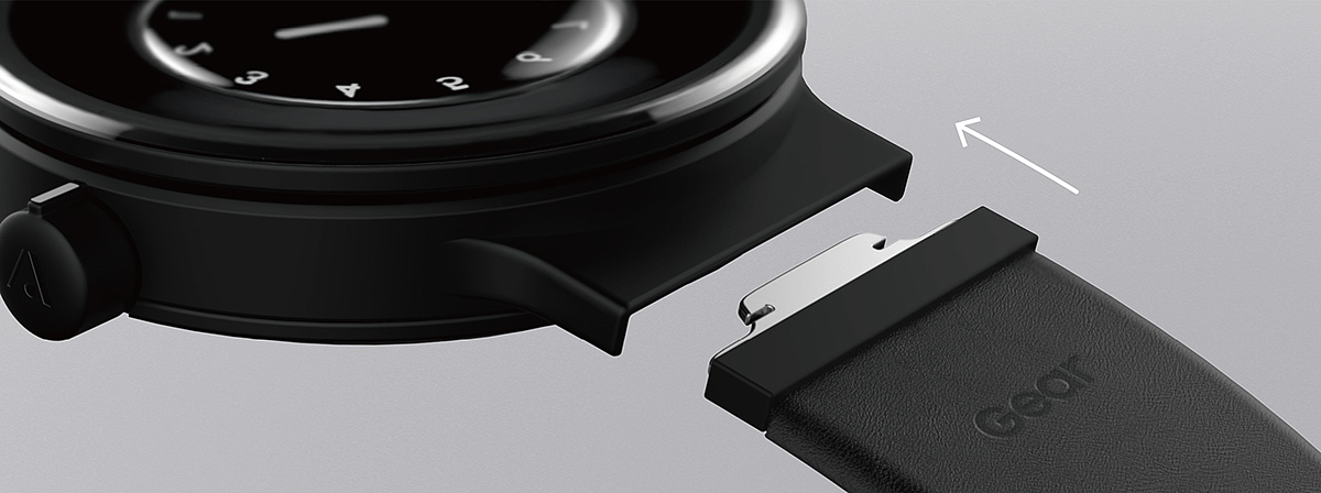 Intelligent Watch，black，silver，Touch control，press-button control，Samsung，