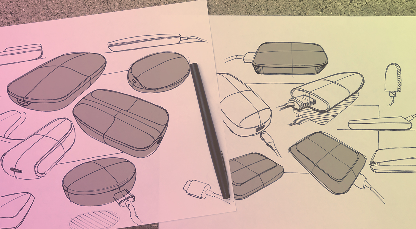 portable source，Ar glasses，charge，conceptual design，