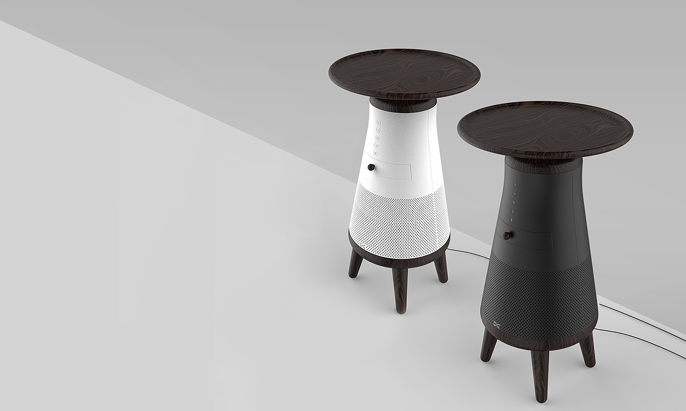 conceptual design，air cleaner，black and white，household electrical appliances，