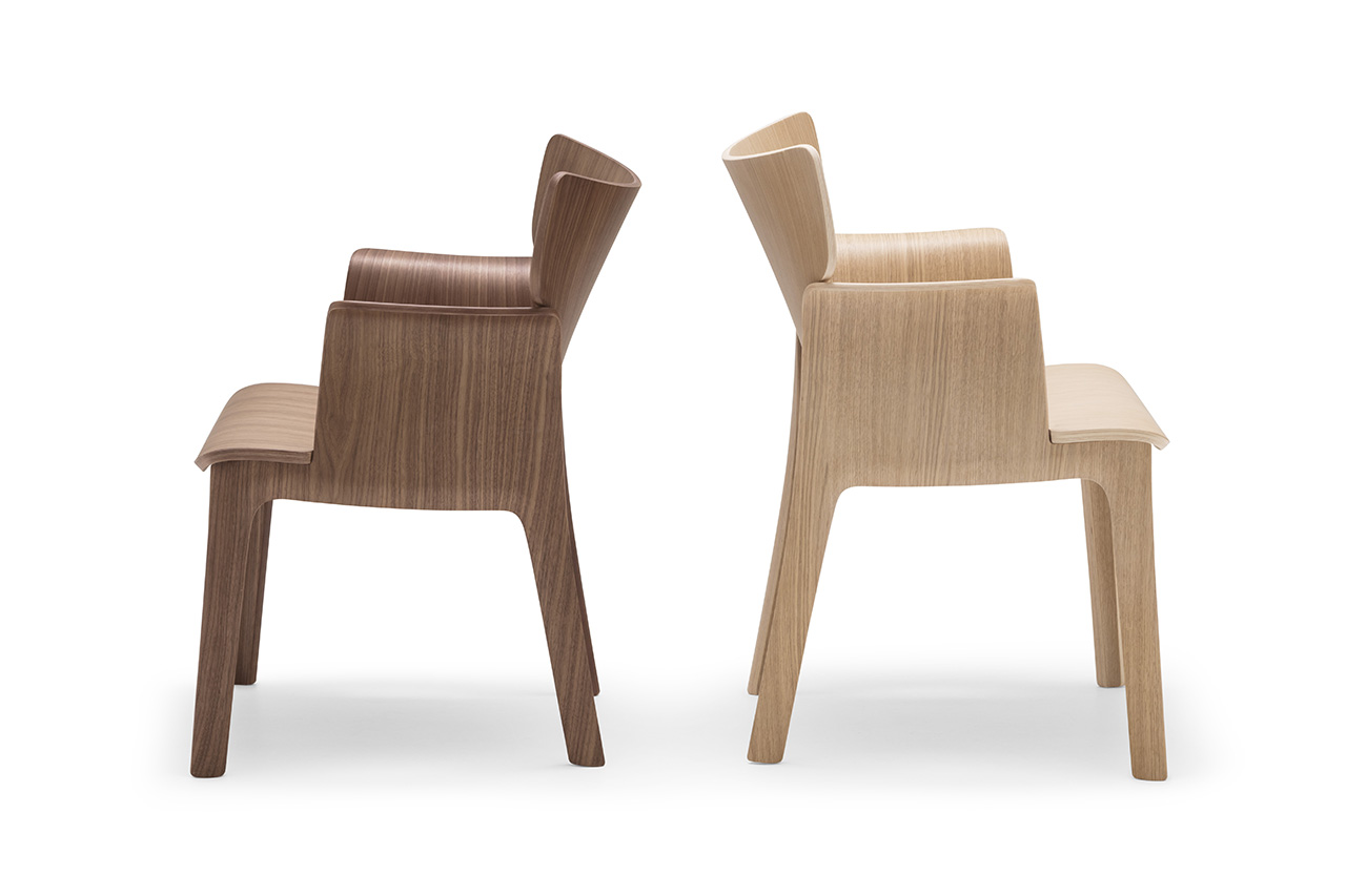 furniture，chair，sustainable，Andreu World，Philippe Starck，woodiness，