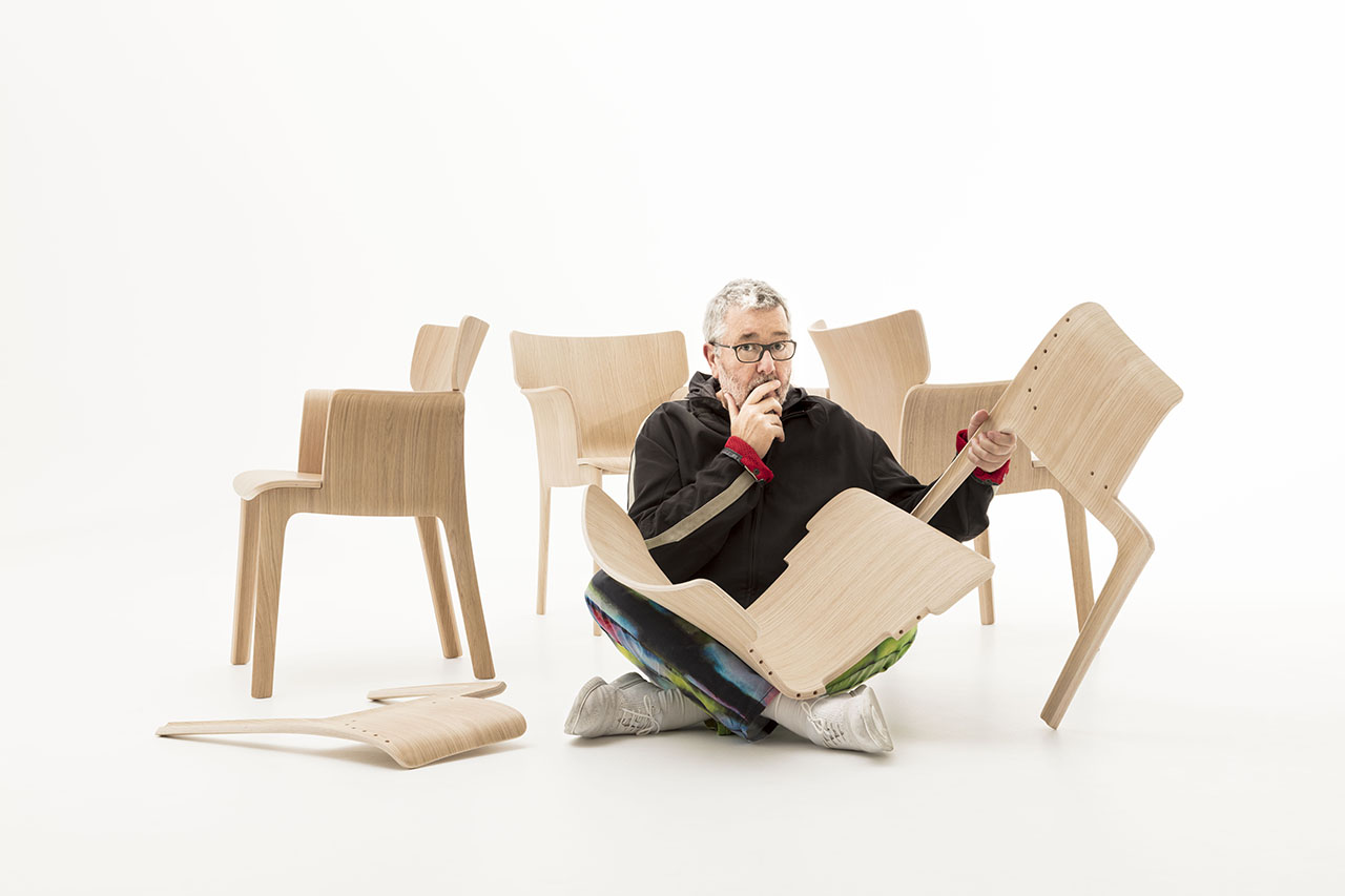 furniture，chair，sustainable，Andreu World，Philippe Starck，woodiness，