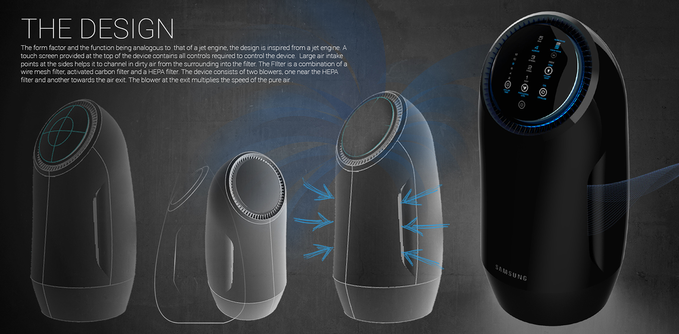 Interactive，air cleaner，household electrical appliances，samsung，