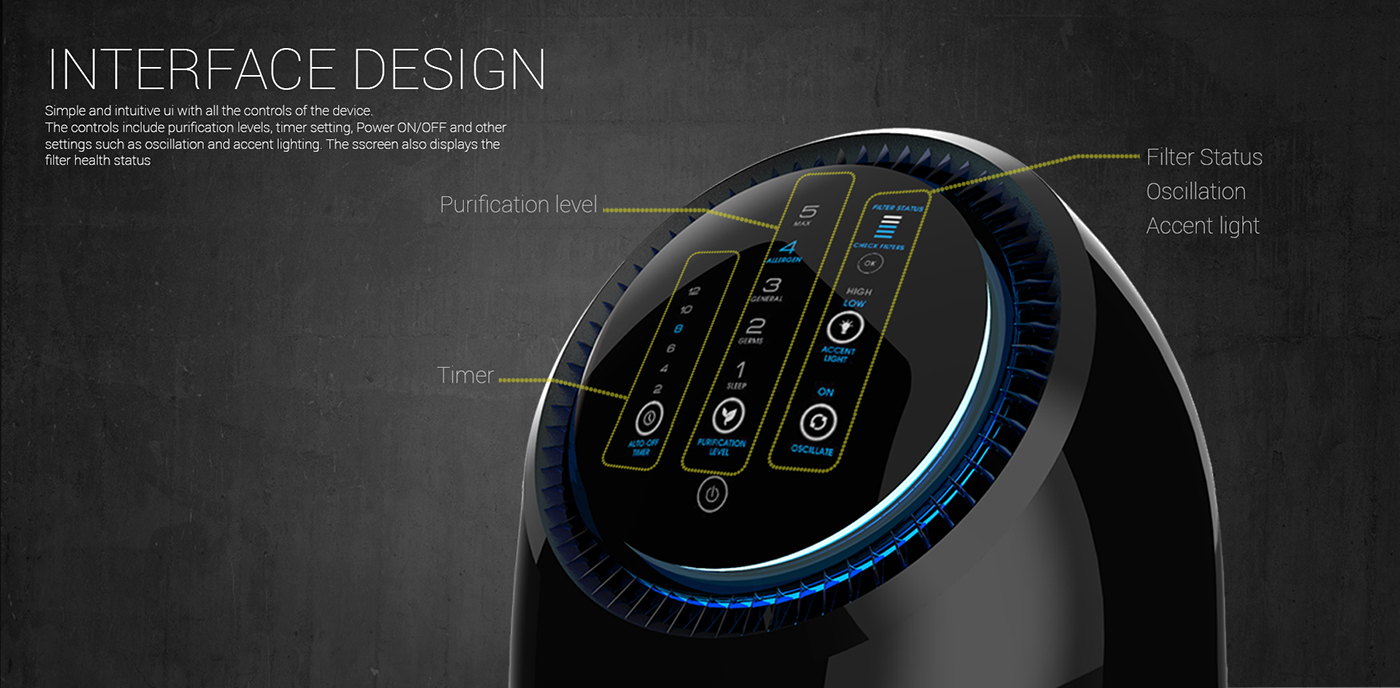 Interactive，air cleaner，household electrical appliances，samsung，