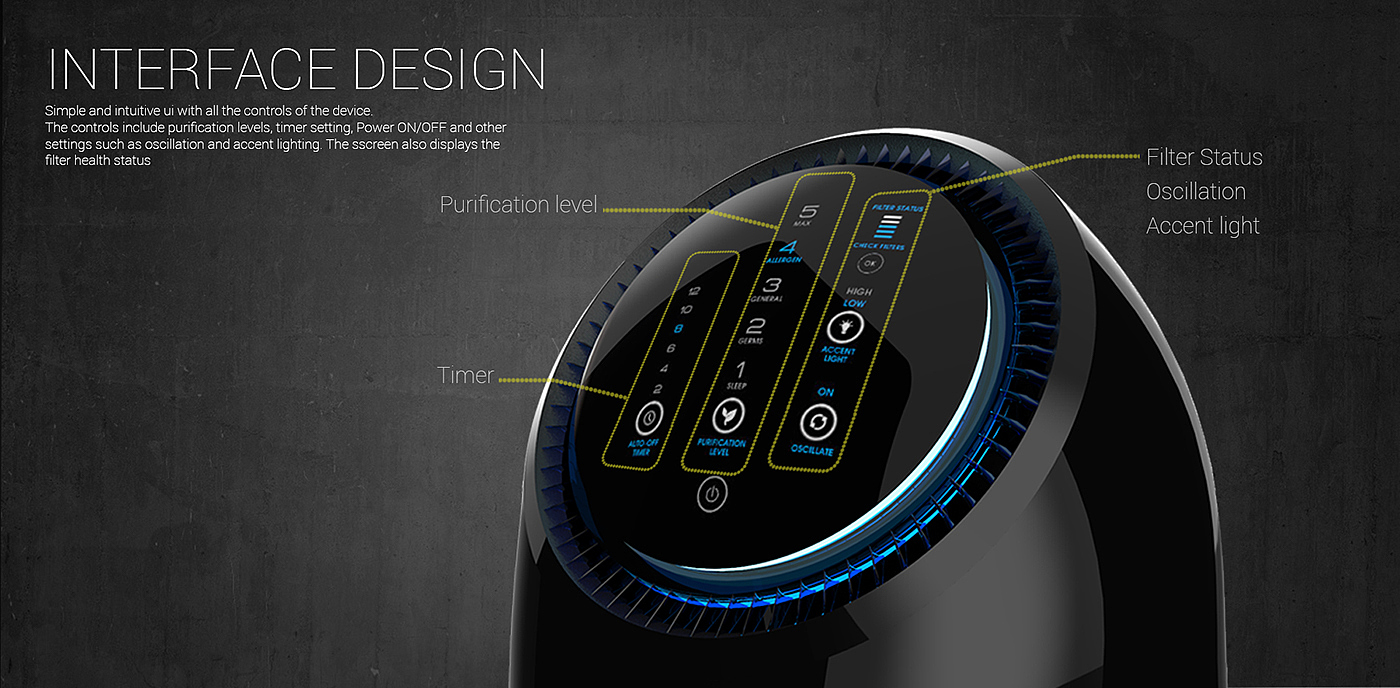 Interactive，air cleaner，household electrical appliances，samsung，