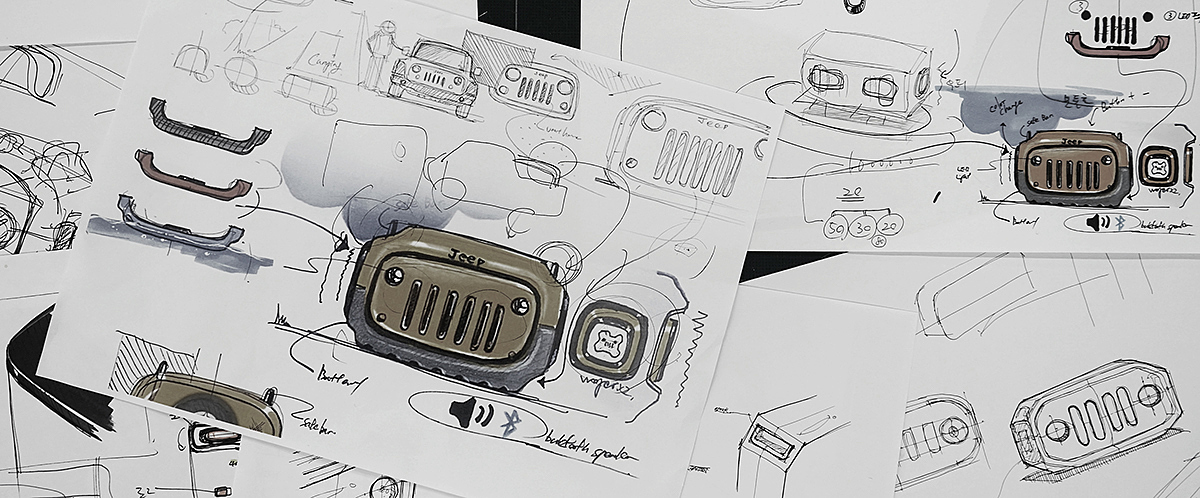 Outdoor Bluetooth speaker，Electronics，Waterproof and dustproof，Usability design，people oriented，