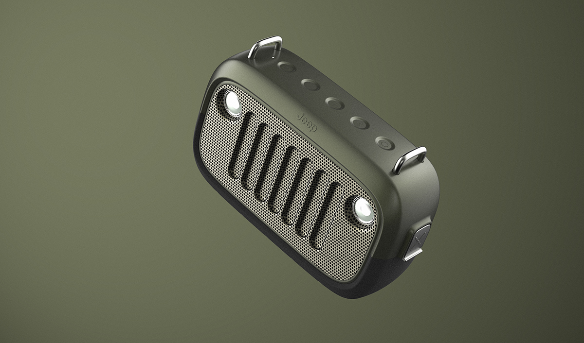 Outdoor Bluetooth speaker，Electronics，Waterproof and dustproof，Usability design，people oriented，