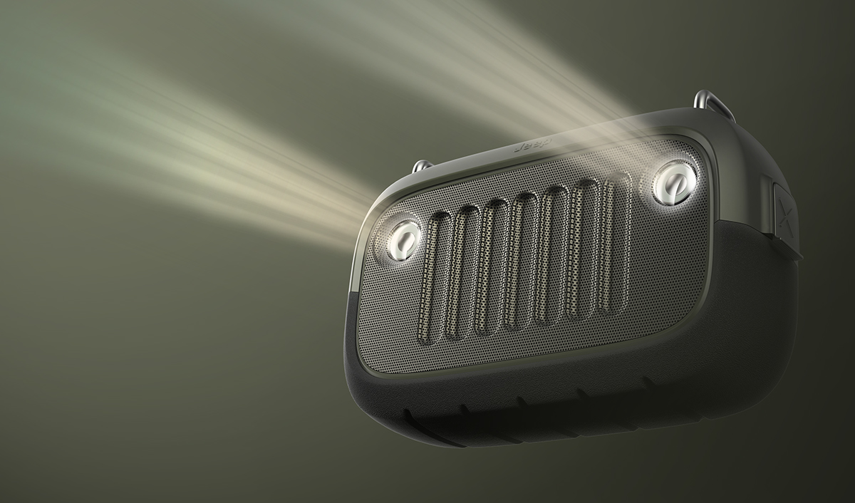 Outdoor Bluetooth speaker，Electronics，Waterproof and dustproof，Usability design，people oriented，