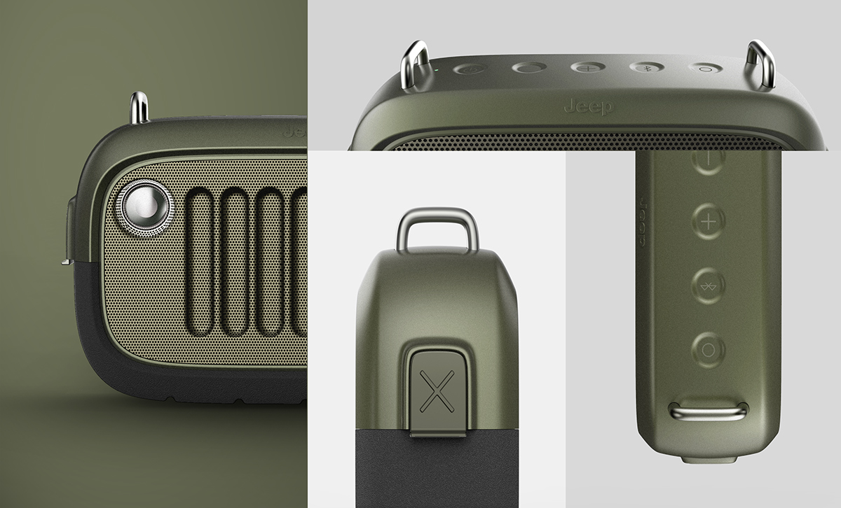 Outdoor Bluetooth speaker，Electronics，Waterproof and dustproof，Usability design，people oriented，