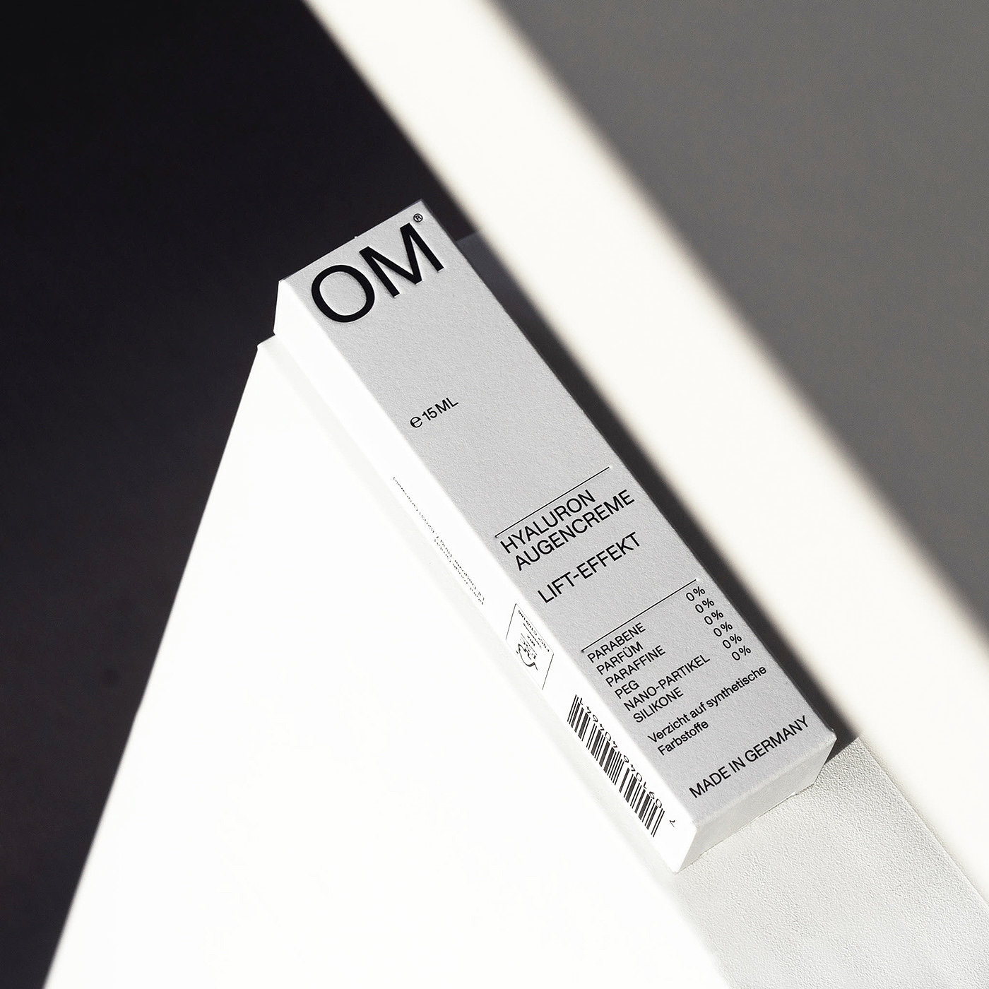 OM，German Skincare，Cosmetics，packing design，Brand identification，Simple design，