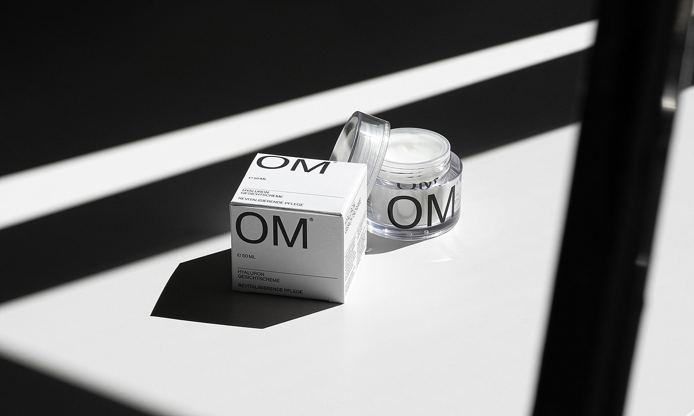 OM，German Skincare，化妆品，包装设计，品牌识别，简约设计，