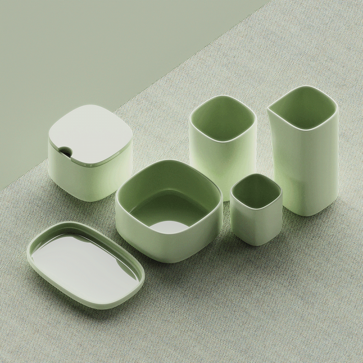Goodbye，Breakfast package，Experience design，Simple design，ceramics，Modern simplicity，