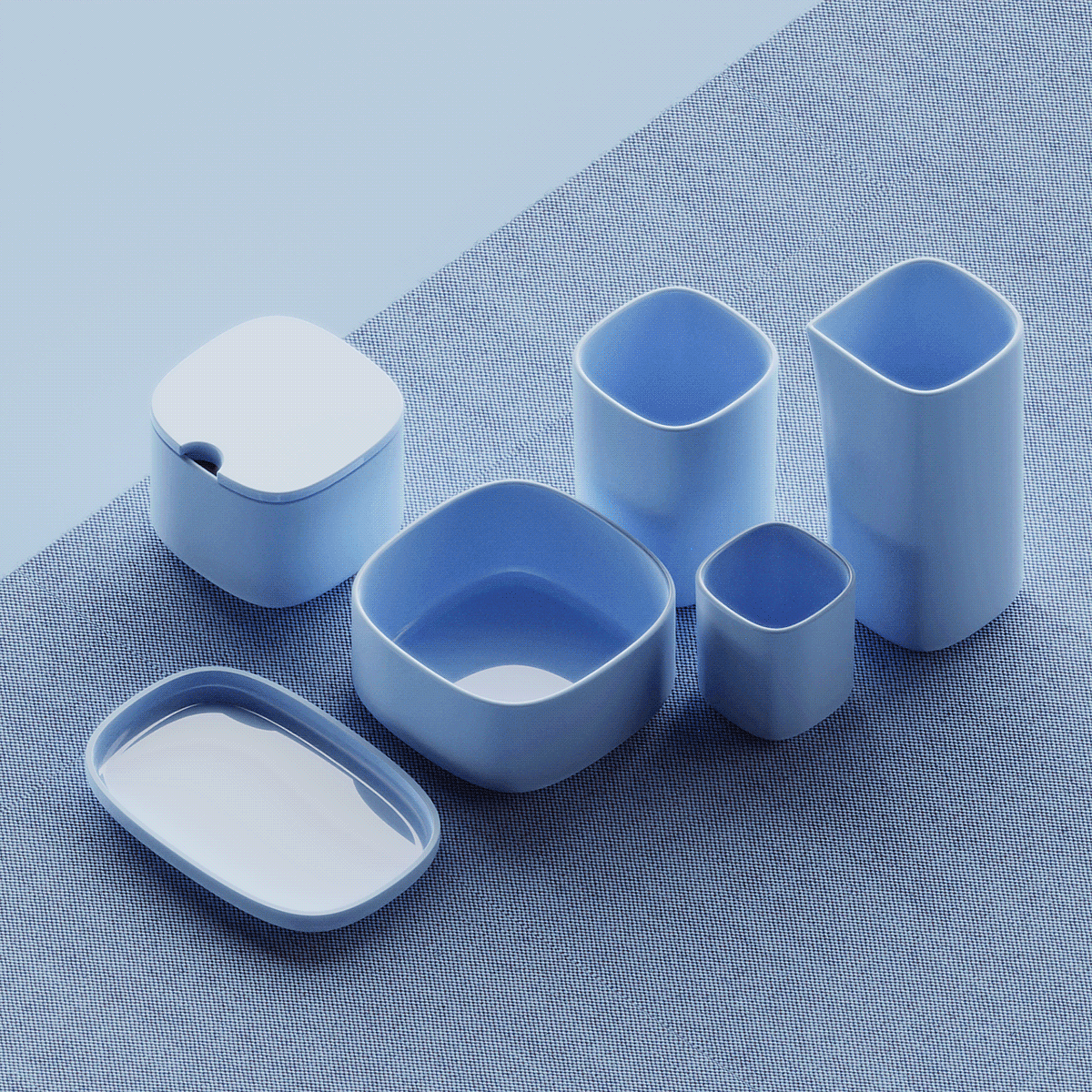 Goodbye，Breakfast package，Experience design，Simple design，ceramics，Modern simplicity，