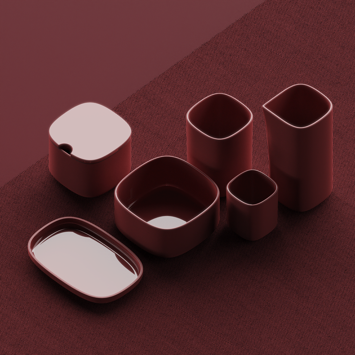 Goodbye，Breakfast package，Experience design，Simple design，ceramics，Modern simplicity，