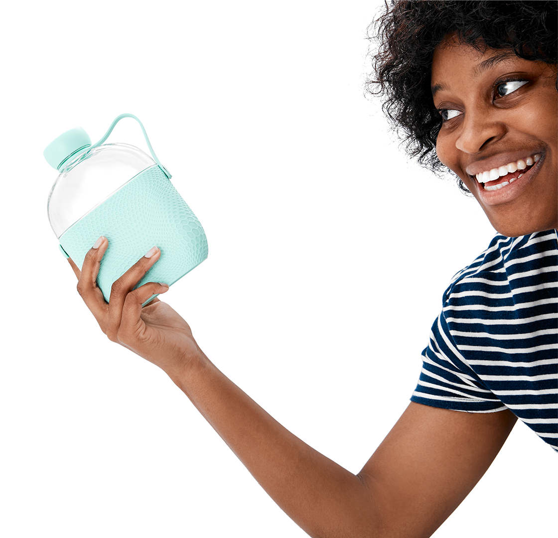 Portable，lovely，Glass，glass，Water cup，