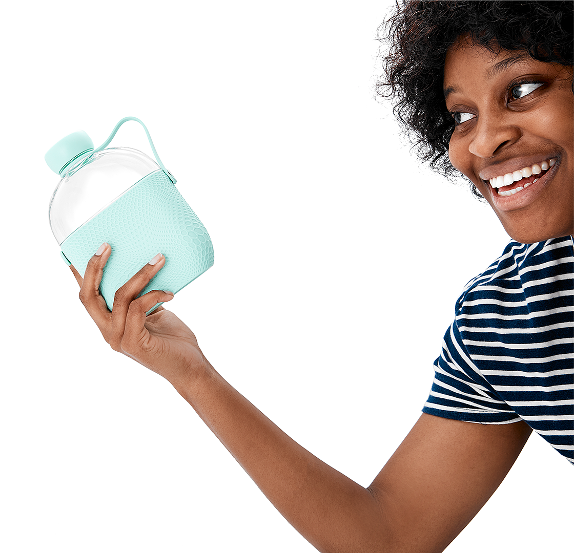 Portable，lovely，Glass，glass，Water cup，
